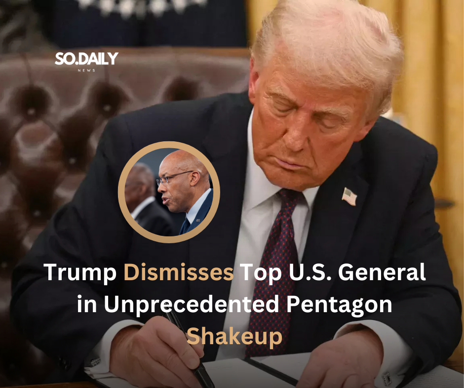 Trump Dismisses Top U.S. General in Unprecedented Pentagon Shakeup