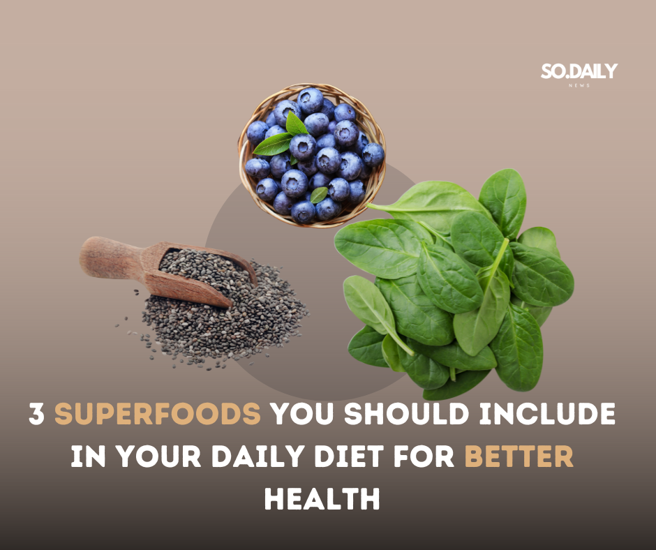 3 Superfoods You Should Include in Your Daily Diet for Better Health