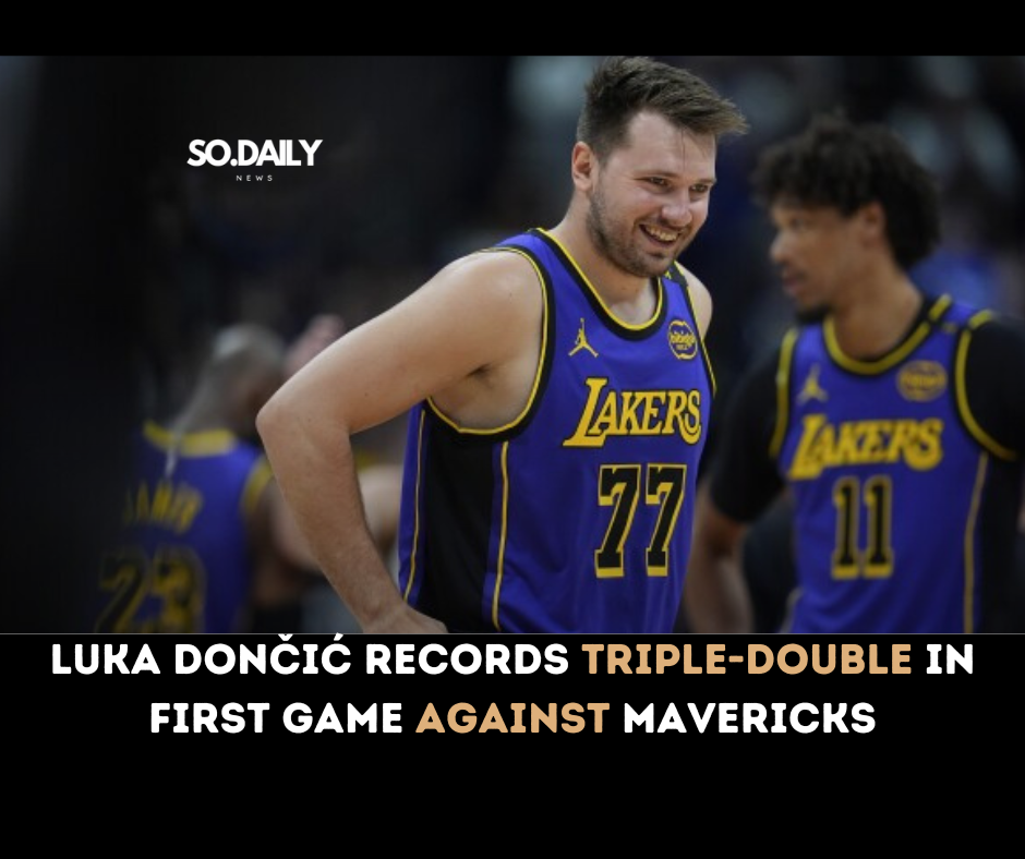 Luka Dončić Records Triple-Double in First Game Against Mavericks