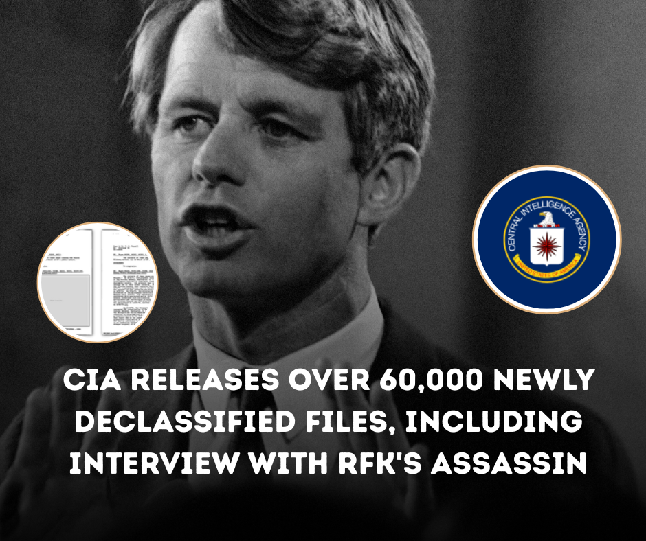 CIA Releases Over 60,000 Newly Declassified Files, Including Interview with RFK’s Assassin
