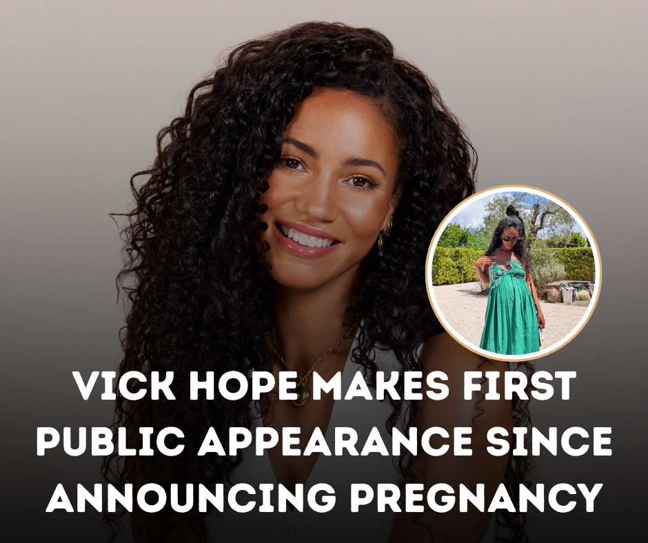 Vick Hope Makes First Public Appearance Since Announcing Pregnancy